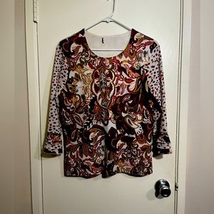 Spectacular Multi-flowered Blouse